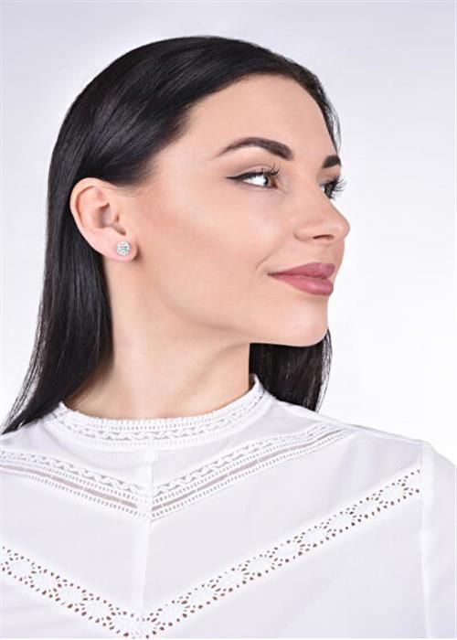 Örhängen - EVOLUTION GROUP - 31136.1 - Sterlingsilver - Swarovski-kristaller - Rodium