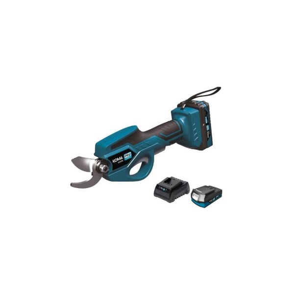 Trådlös sekatör 20V KOMA TOOLS - Batteri 2,0Ah - Laddare