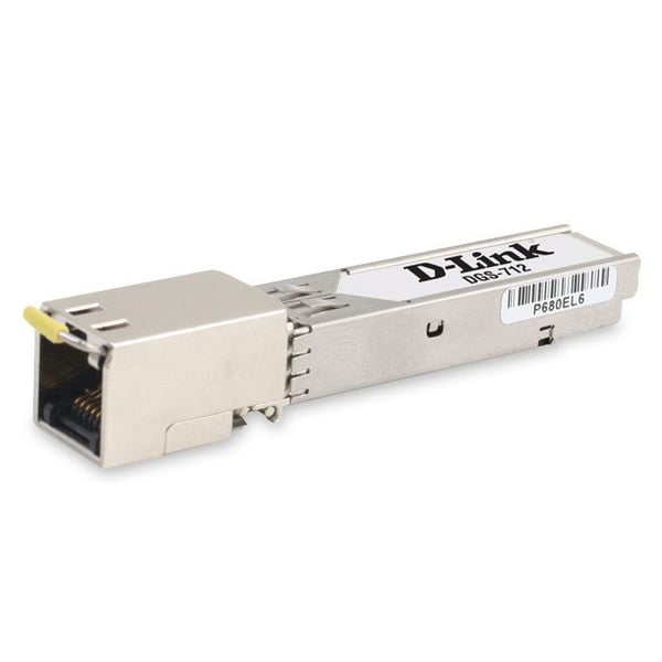 Modul SFP-sändare - D-Link - DGS-712 - 1000 Mbit/s - Grå - Anslutningskabel