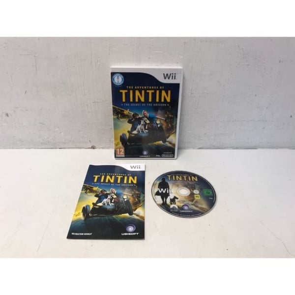 Videospel - UBISOFT - Tintin: Enhörningens hemlighet - Wii (engelsk import) - 20+ miljöer - 4 spelbara karaktärer