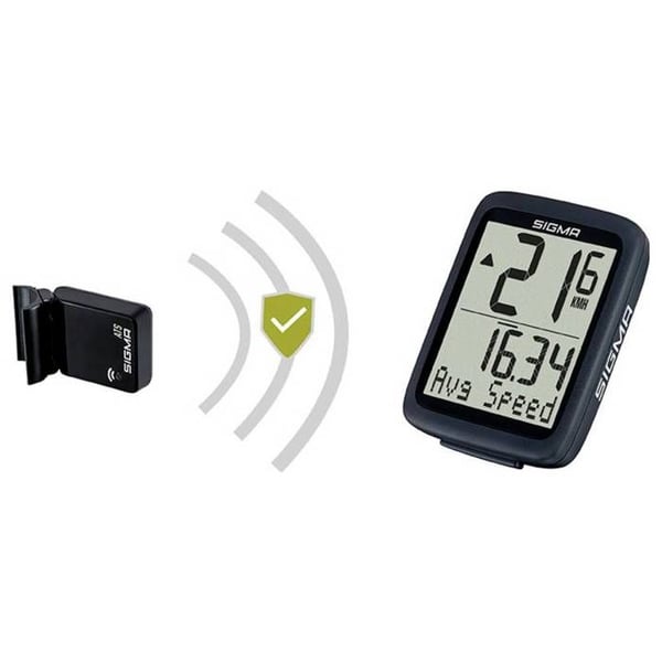Tæller - Sigma - BC 8.0 WL ATS - Sort - One size - Voksen