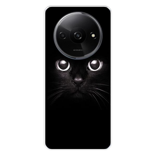 Tryckt silikonfodral som är kompatibelt med Xiaomi Redmi A3 4G kattögon
