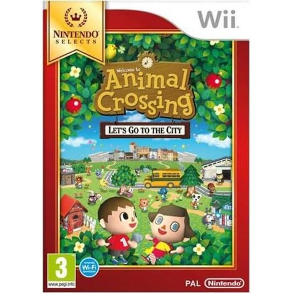 TV-spel - Nintendo - Animal Crossing: Lets Go to the City - Simulering - Wii - Edition Selects