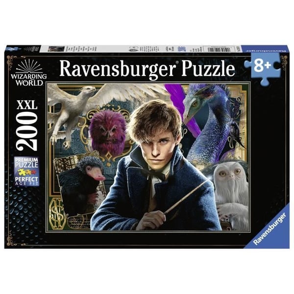 Pussel 200 p XXL Fantastic Beasts av Norbert Scamander - Ravensburger