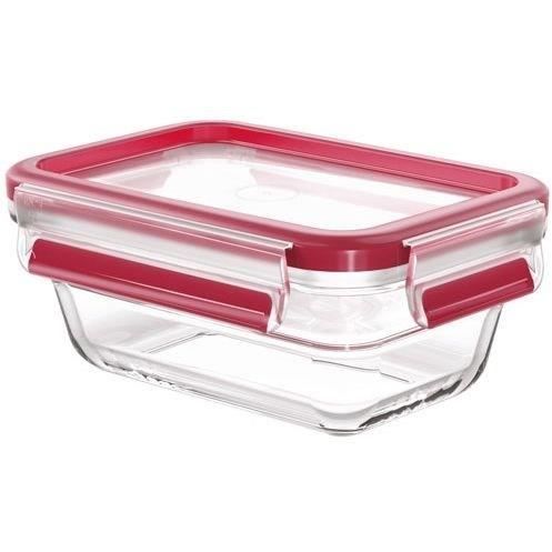 Rektangulär förvaringsburk - TEFAL - Glas - Masterseal fresh - 0,45 L - Plastlock med silikonpackning