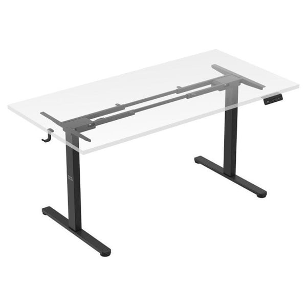 Sähkösäätöinen työpöydän runko - MARK ADLER - Säädettävä 73-119 cm - Max kuormitus 100 kg - Kuuloketeline - Repputeline