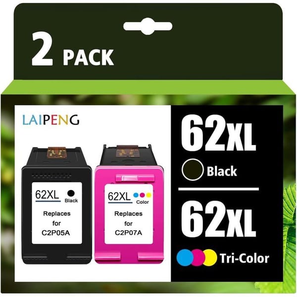 62Xl 62 Xl Återvunna Bläckpatroner För Hp Envy 5540 5542 5543 5544 5545 5640 5642 5644 5646 5660 5664 7640 7644 O[YE498]