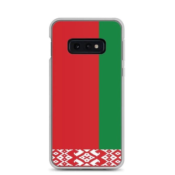 Mobilskal – Belarus flagga – Kompatibel med Samsung Galaxy S10e – Mjuk fodral – Stöttålig och Chockabsorberande – Pixelforma