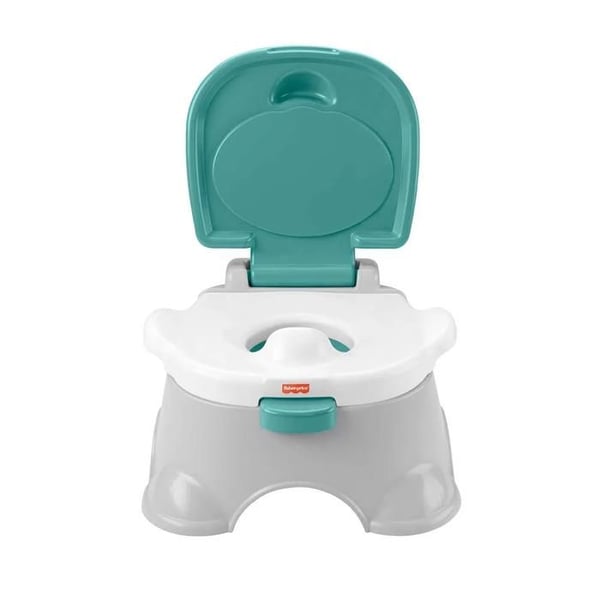 Toalettsits 3-i-1 - Fisher-Price - GYP61 - Grå och Grön - Reducerare och Stegpall