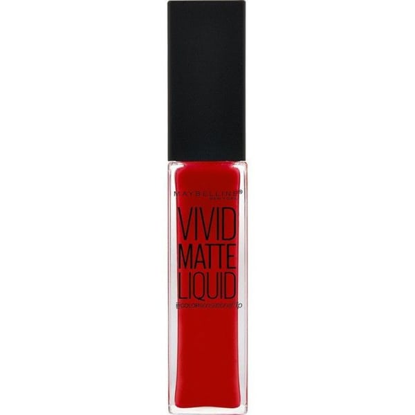 Läppstift - GEMEY MAYBELLINE - Mat 025 - Röd - Flytande - Icke vattentät