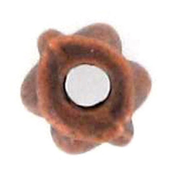 MégaCréa - Metallpärla 6 mm Kopparfärgad (förpackning med 10)
