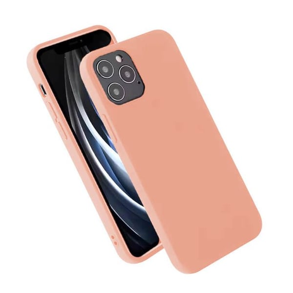 Siliconfodral - Apple - iPhone 16 Plus - Ljus rosa - Stötsäker - Halvstyv