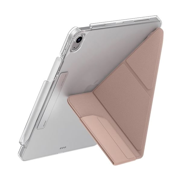 iPad Air 13-fodral - UNIQ - Camden Click - Rosa Puder - Magnetisk Skydd - Elegant Design