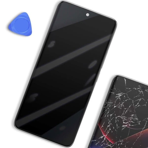 Komplett LCD-skärm - XIAOMI - Poco X7 - Silver - 5,5 tum - Skärmbyte