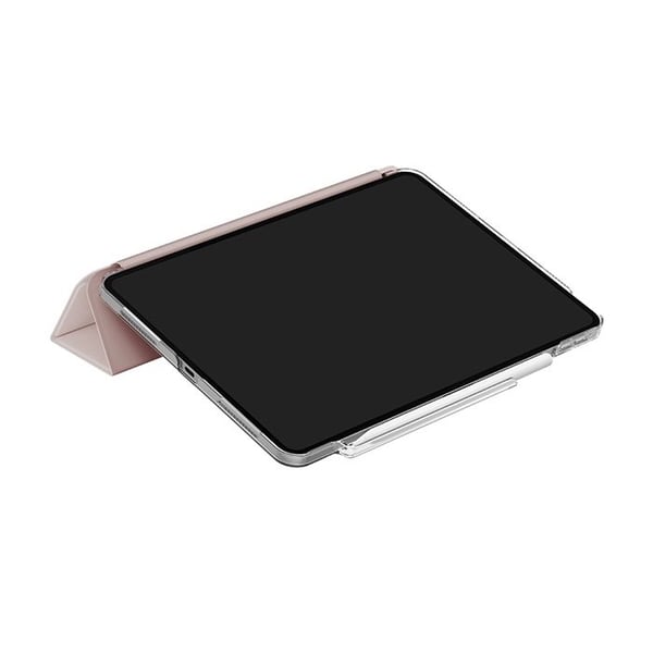 iPad Air 13-fodral - UNIQ - Camden Click - Rosa Puder - Magnetisk Skydd - Elegant Design