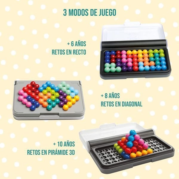 IQ Puzzler Pro + IQ Stars - Pussel för barn 6 år - Brädspel för barn 6 år - Brädspel för barn - 240 utmaningar - Resespel