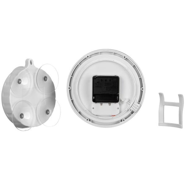 Badrumsklocka - KIENZLE - DCF - Digital visning - Termometer-hygrometer - Vattentät