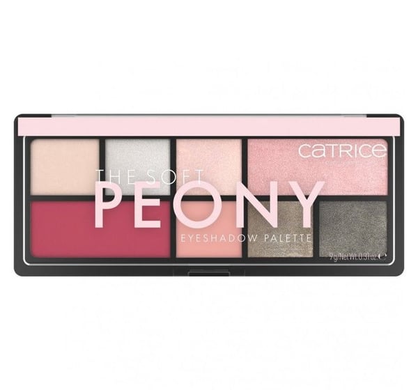 Palett med ögonskuggor - CATRICE - Den mjuka pionen - Rosé - Beige - Lila