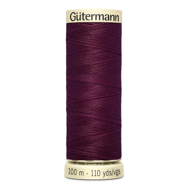 Fil att sy 100% polyester Gutermann 1 Spole - Att 108 - plommon