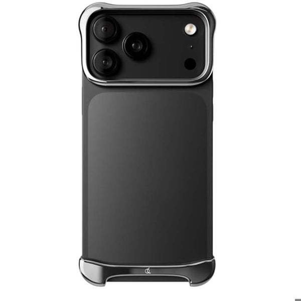 Coque - ARC PULSE - iPhone 17 Pro - Aluminium 7075-T6 - Stötmotstånd - Silver bumpers