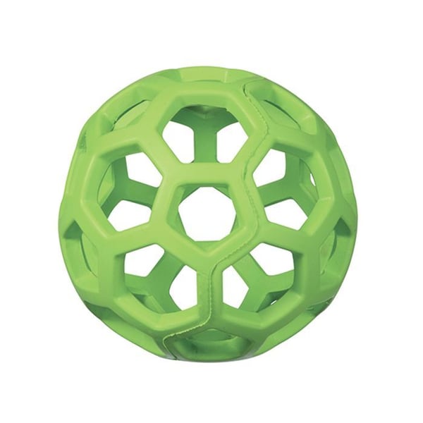 Hålboll - JW - Hol-ee Roller - Stor - Ø 14.5 cm - Naturlig gummi