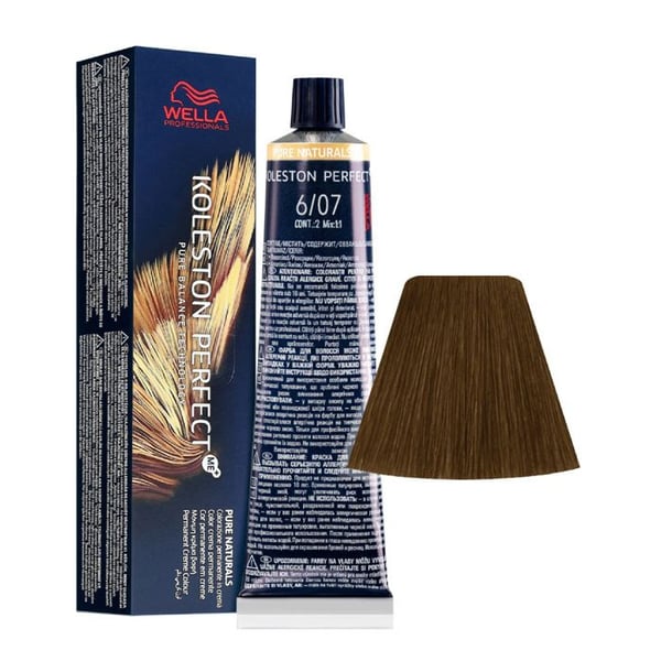 6-07 Mörkblond Naturlig Brun Wella Koleston perfect Me+ Pure Naturals 60ml