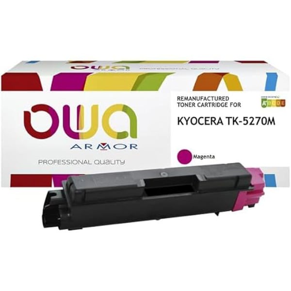Toner - ARMOR - TK-5270M - Färg Magenta - Kompatibel med KYOCERA - Hög utskriftskvalitet