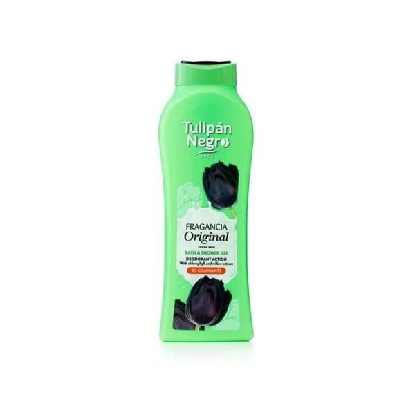 Duschgel - Svart Tulpan - Intensiv Godis - 650 ml - Återfuktande - Avkopplande