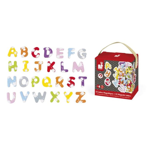 Coffret 52 magneter bokstäver Splash
