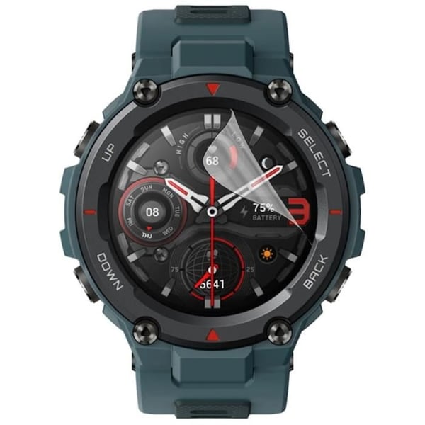 Skydd för skärm för Amazfit T-Rex Pro [Paket 6] Ultra Tunn Hållbar Plastfilm Skyddande Phonillico