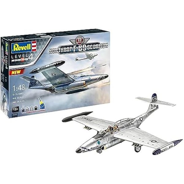 Kitmodell - REVELL - Northrop F-89 Scorpion - Skala 1/48 - Plast - Från 14 år