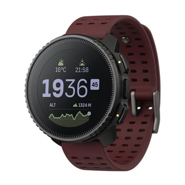 GPS sport ansluten klocka - ALTIMETER - SUUNTO VERTICAL BLACK RUBY - Skärmdiameter 49 mm