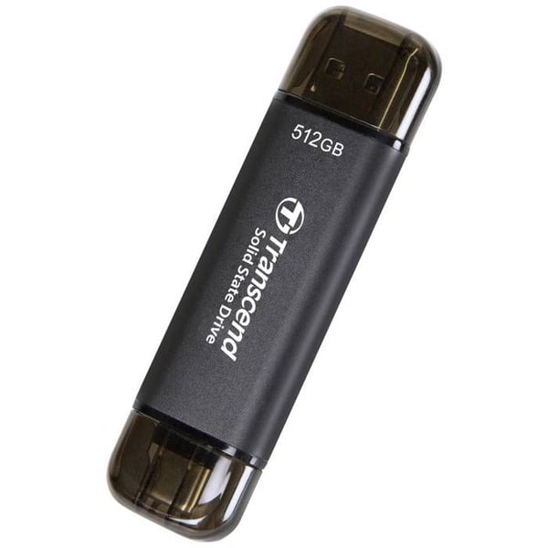 Transcend ESD310C 512 GB Extern Solid State Drive Svart