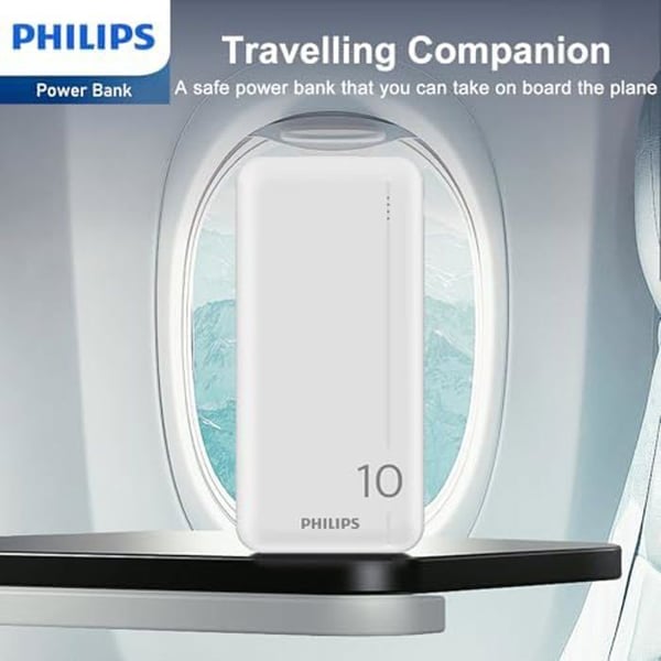 Extern Batteri - PHILIPS - Powerbak DLP1810NW - 10000 mAh - 2 portar - 5 Volt