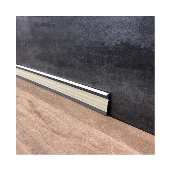 Plint Mousse hård i PVC 6 x 55 x 2500 mm Vit Plint