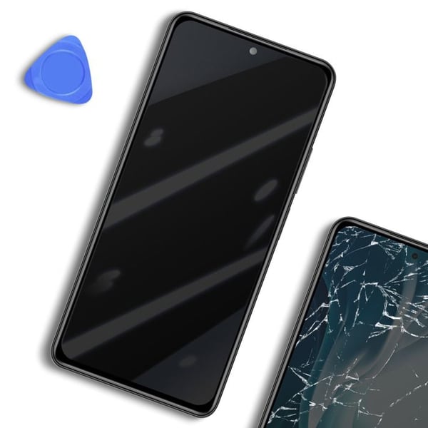LCD-skärm Xiaomi Mi 11i 5G - Svart - Pekskärm - Chassi Inkluderat - Officiell Ersättning