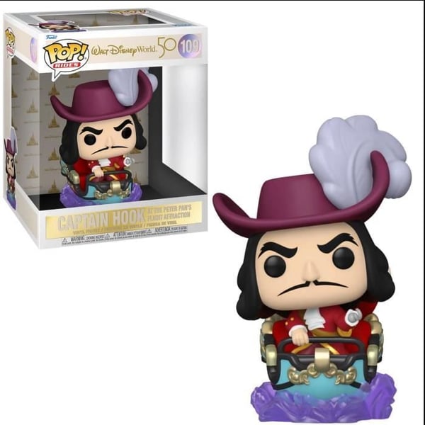 Funko Pop! Åk: WDW50- Hook on Peter Pan Flight