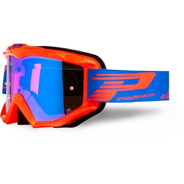Progrip ATZAKI 3101 motocrossmask - fluorescerande orange - TU