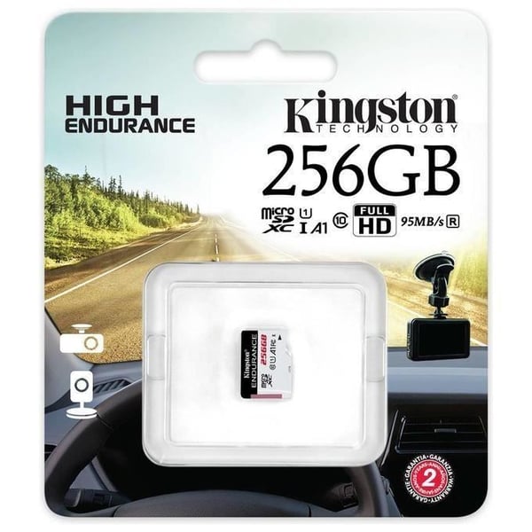 Kingston High Endurance microSDXC95R-45W C10 A1 UHS-I SDCE-256GB