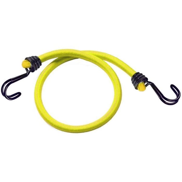 MASTER LOCK Set med 2 gummiband - Gul - 100 cm