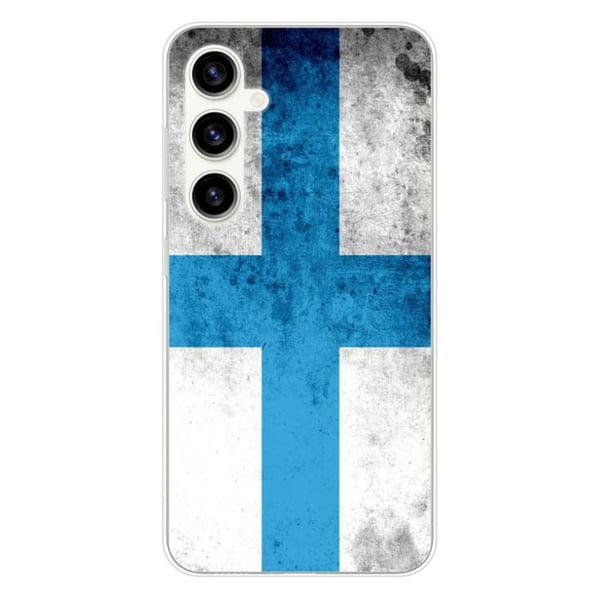 Tryckt silikonfodral som är kompatibelt med Samsung Galaxy S23 FE Marseille flagga