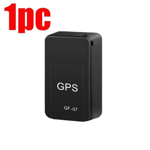 1 stk GF-07 - Mini GPS-lokalisator til bil, GF 07, kraftig magnetisk holder, SIM-besked positioner