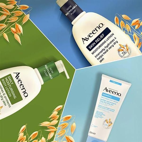 Lotion för kroppen - AVEENO - Återfuktande daglig - 300 ml - Hypoallergenisk - Torr och känslig hud