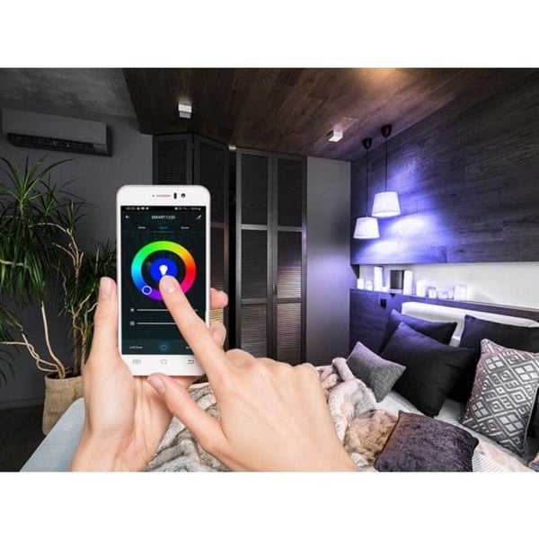 RGB Wifi Smart Lampa - Kallvit & Varmvit - E27 - A60