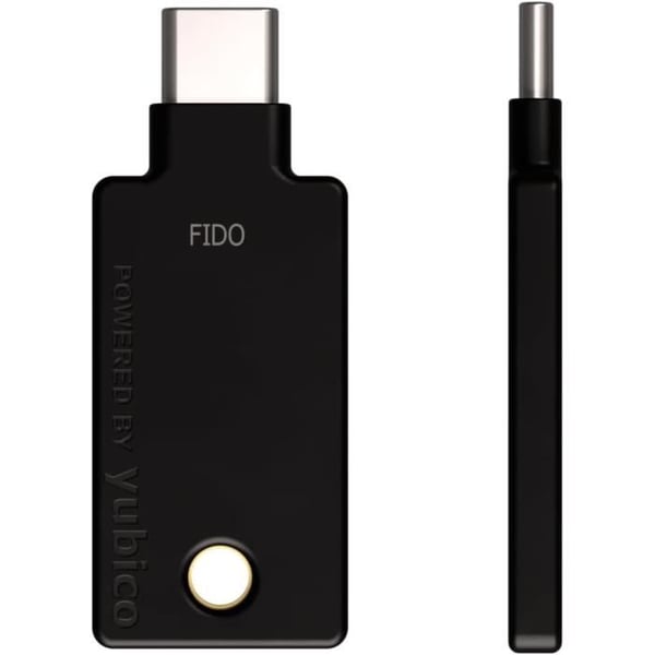 Säkerhetsnyckel - Yubico - Säkerhetsnyckel C NFC - U2F - FIDO2 - Färg Svart - USB
