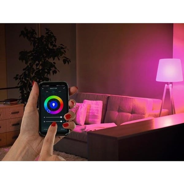 RGB Wifi Smart Lampa - Kallvit & Varmvit - E27 - A60
