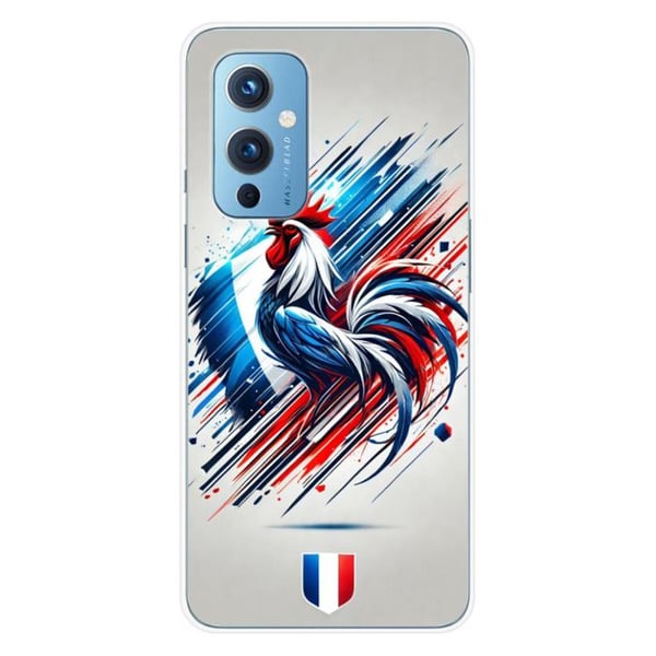1001Coques - Silikonfodral kompatibelt med OnePlus 9 - Fransk tuppmönster - Originaldesign tryckt i Frankrike 1001Coques - Silikonfodral kompatibelt med OnePlus 9 - Fransk tuppmönster - Originaldesign tryckt i Frankrike