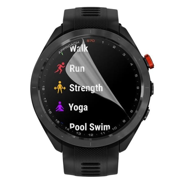 Skärmskydd för Garmin Approach S70 - 47mm [Pack 6] Ultra Tunn Skyddande Plastfilm Phonillico