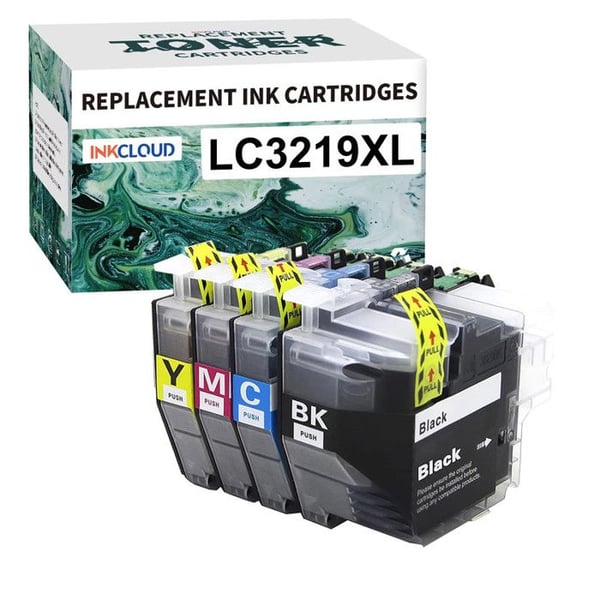 Bläckpatron LC3219XL, Kompatibel med Brother LC3219XL LC3217 LC3219 MFC-J5330DW J5335DW J5730DW J6530DW J6930DW J6935 4-Pack