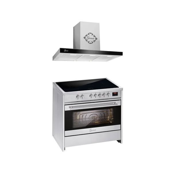 Induktionshäll - GURARI - GCH E 913 - 90 cm - 121L - 5 induktionszoner med boost funktion